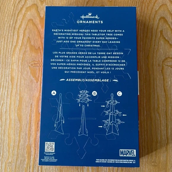 Hallmark Marvel NIB Ornament Countdown Calendar Tree Set - Picture 4 of 5